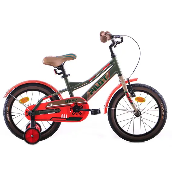 Biçikletë për fëmijë 16” Kids Bike Nitse Gjelbërt