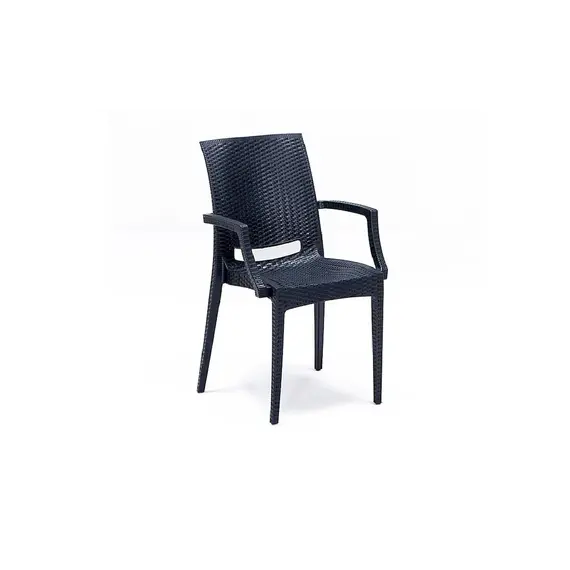 "Rattan Karrige kopshti me anësore - Anthracite"
