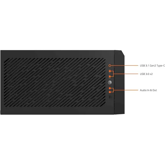Shtëpizë E Zbrazet Gigabyte Aorus C500 Glass,  Zi , 11 image