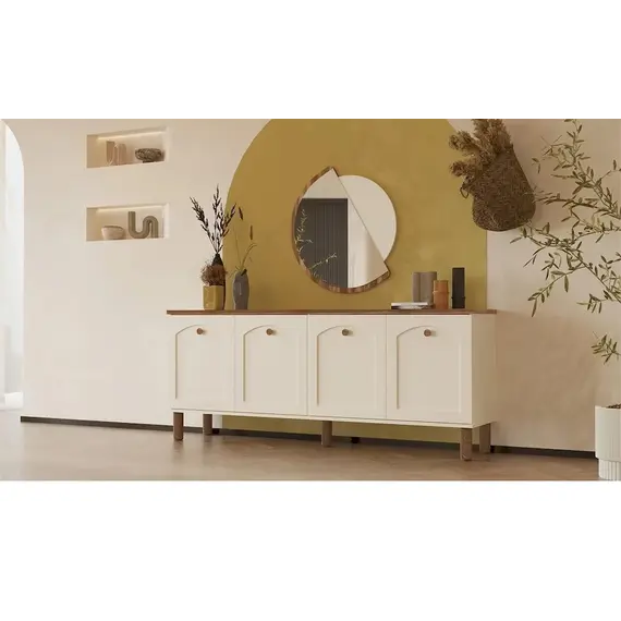 Komode+Pasqyre 4D Bohem, taupe, kafe, 2 image