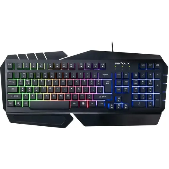 Tastierë Gaming Serioux Andor,  Zezë