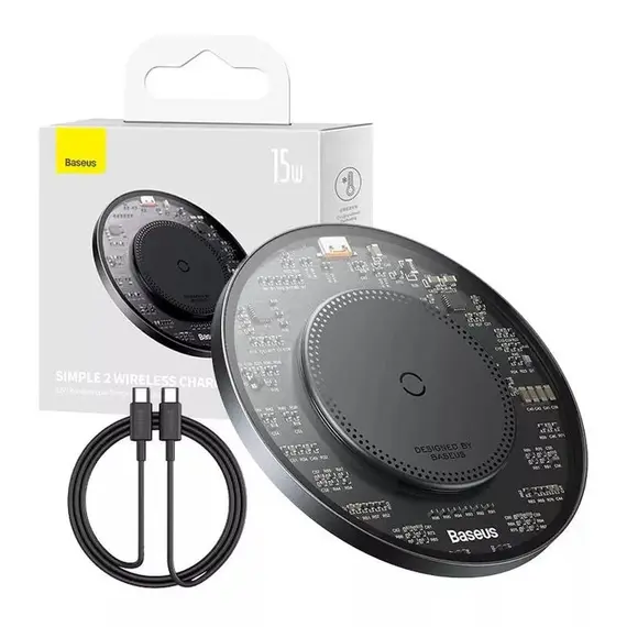 Mbushës Baseus Simple Ws 15W,  Zezë