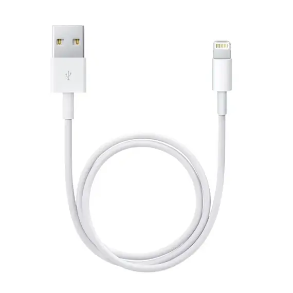Kabëll Telefoni  Apple Lehtëning Usb  0.5 M ,  Bardhë