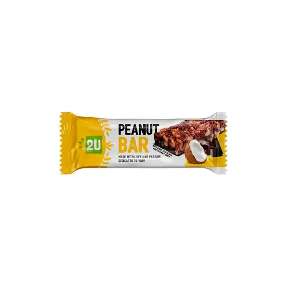 Peanut bar dark choco & coconut chips 30gr /P20