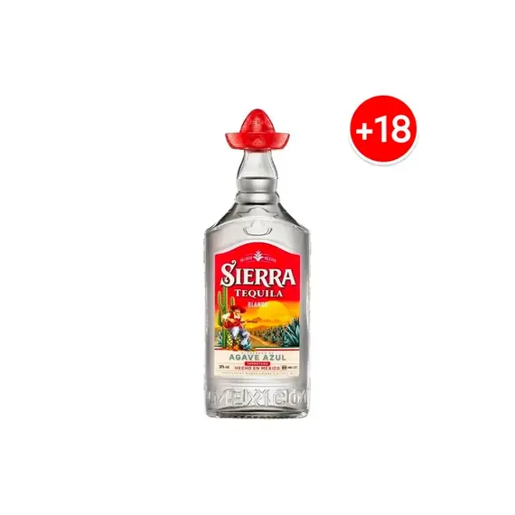 Tequila Sierra Silver 1L 38% Mehika /P6