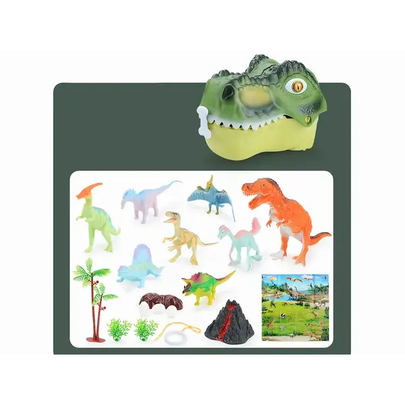 Lodër argëtuese Kokë dinosauri, 5 image
