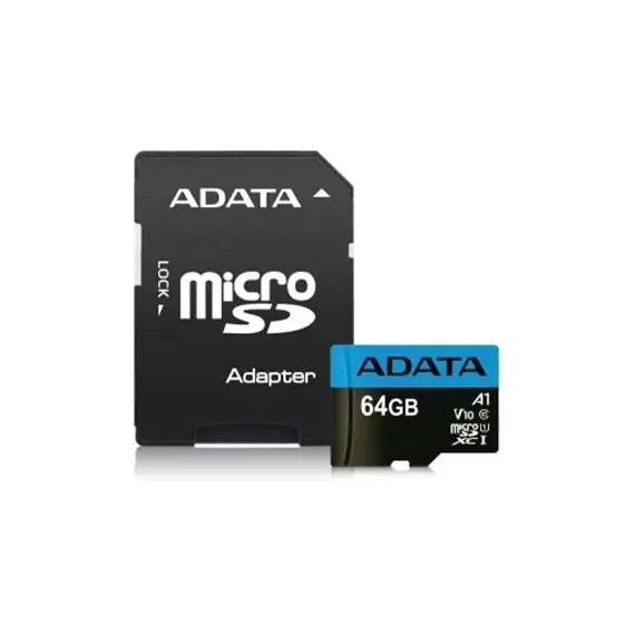 Microsd Adata 64Gb , Mbushës Ausdx64Guicl10A1-Ra1