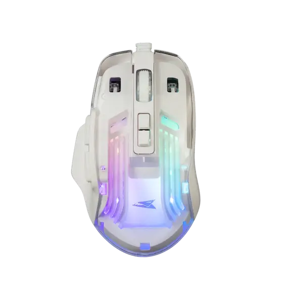 Maus Gaming Baracuda  Anglerfish Bgm-062 ,  Bardhë