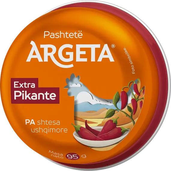 Pashtetë pule extra pikante 95gr/P14