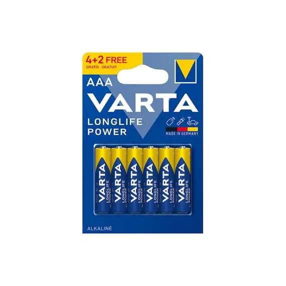 Varta high e aaa bli6 varta (4+2) /p10
