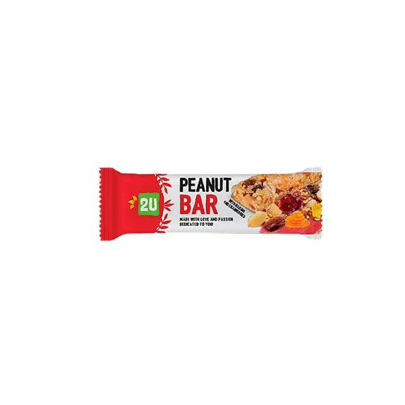 Peanut bar milkchocolate raisins&cranberries 30gr /P20