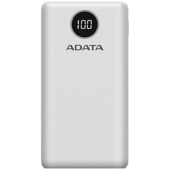 Powerbank  Adata Ap20000 20000Mah, Bardhë