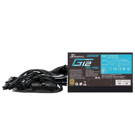 Furnizues Rryme Sursa Seasonic G12 Gc-750,  80,  750W Gold