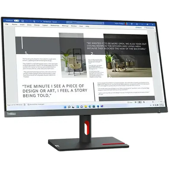 Monitor Lenovo ThinkVision 23.8"S24i-30 IPS FHD HDMI 100Hz