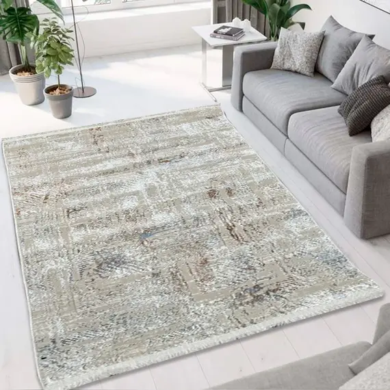 "Tepih 160x230 Krem,Kaltërt Ibiza GO-T2530GN ", Madhesia New: 160*230