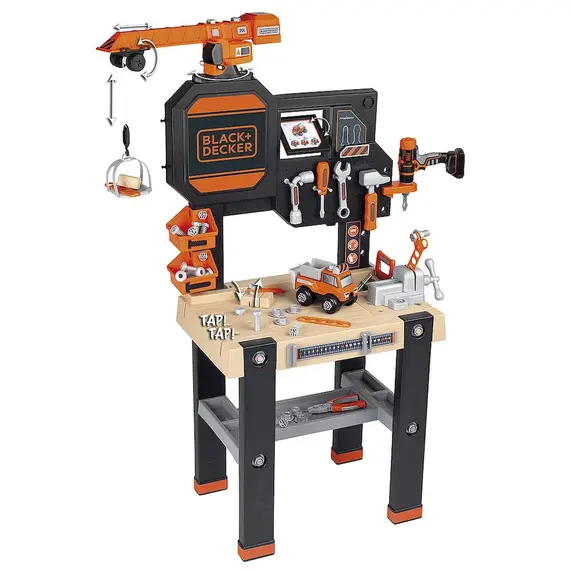 Lodër aktiviteti Punishte Black&Decker Smoby