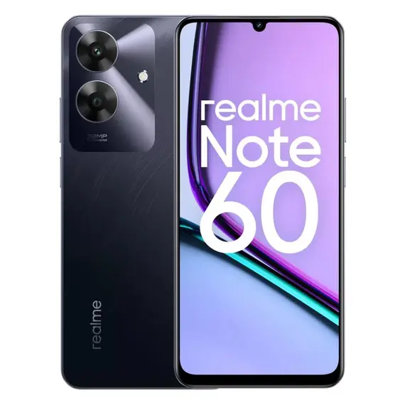 Telefon realme Note 60 RMX3933 6/128GB,e zezë