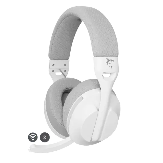 Kufje Gaming White Shark  Wgh-2441 Falcon, Bardhe, 2 image