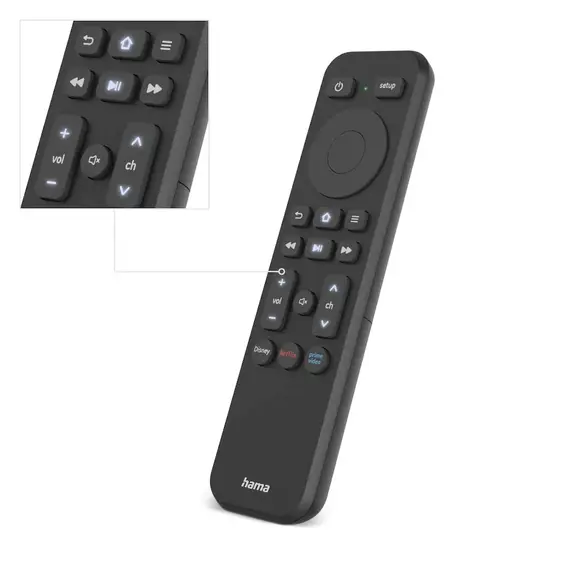 Telekomande Hama,  Per Tv , Buton Netflix Prime Video,  Disney,I 221050, 3 image