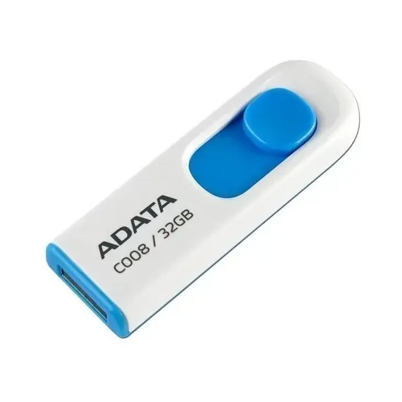 Usb Adata  32GB 2.0 AC008-32G-RWE Kaltert,Bardhe, 4 image