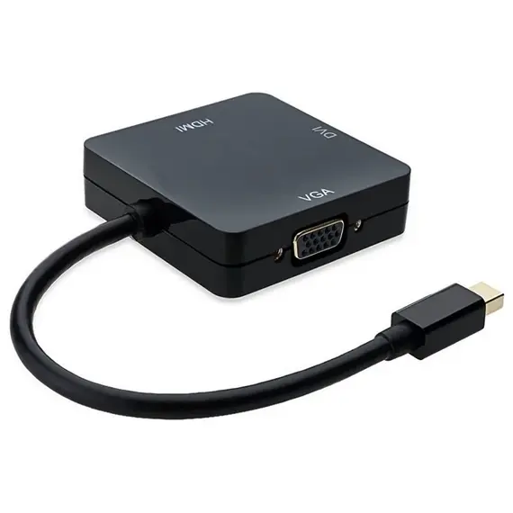 Konvertues E-Green Mini Displayport Hdmi , Dvi-I Dual Link , Vga D-Sub