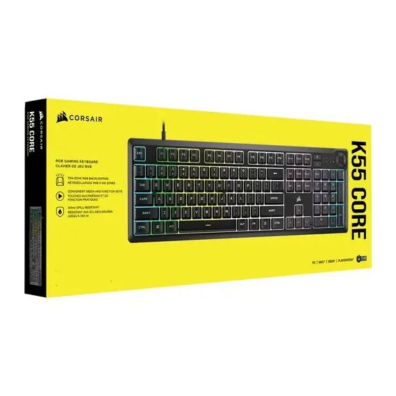 Tastiere Gaming Corsair K55 CH-9226C65-NA,Zeze, 9 image