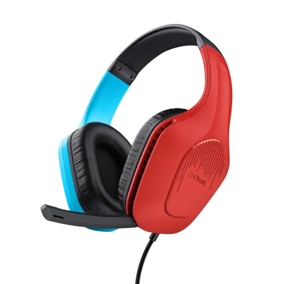 Kufje Nintendo Switch GXT 416S Zirox , Kuqe,Kaltërt