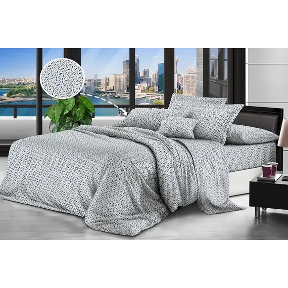 Set mbulesa Krinkell 200 x 210 / D-JH5152, Madhësia: 200 x 210, Ngjyra: Hiri
