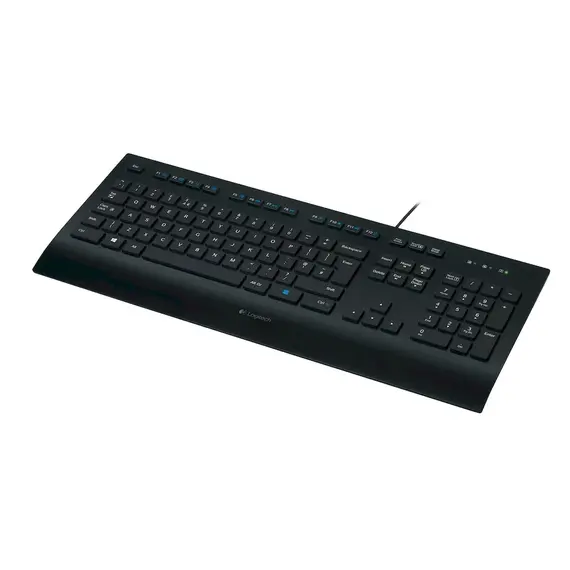 Tastierë Logitech Corded K280e USB Layout ,Zezë