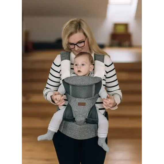 Kangur për bebe 3në1 Easy move, hiri, Ngjyra: Hiri, 2 image