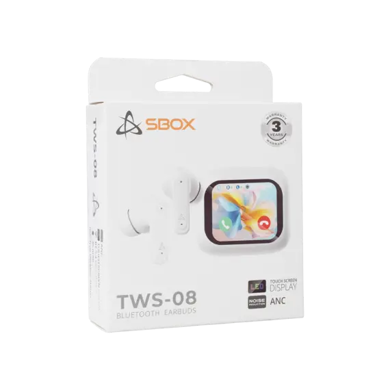 Degjuese Sbox EB TWS08-W ANC TOUCH DISPLAY ,Bardhe, 5 image