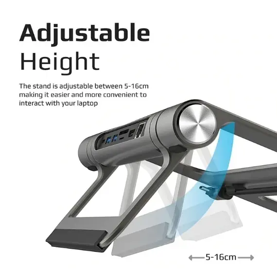 Ftohes Per Laptop Promate Primebase-C 9-Ne-1 Usb-C Me Shume Porte, 9 image