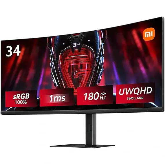 Monitor Gaming Xiaomi 34" G34WQi EU  (ELA5454EU) 180Hz