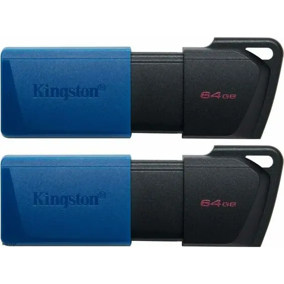 Usb Kingston 64GB 3.2 Gen 1 DataTraveler Exodia M Zezë,Kaltërt DTXM/64GB-2P, 2 Pieces