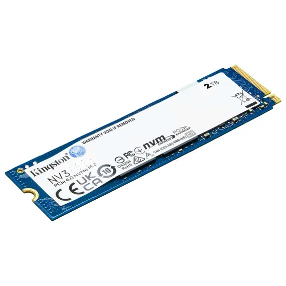Disk i brendshem Kingston 2TB NV3 M.2 2280 PCIe 4.0 NVMe SSD SNV3S/2000G, 2 image