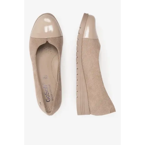 Balerina per femra Go Soft, Madhësia: 39, Ngjyra: Bezhë, 4 image