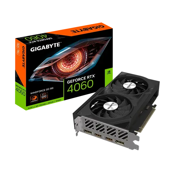 Kartelë grafike Gigabyte GeForce RTX 4060 WINDFORCE OC 8G