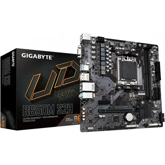 Pllakë Amë GIGABYTE B650M S2H 1.0 AMD R7,R8,R9 DDR5