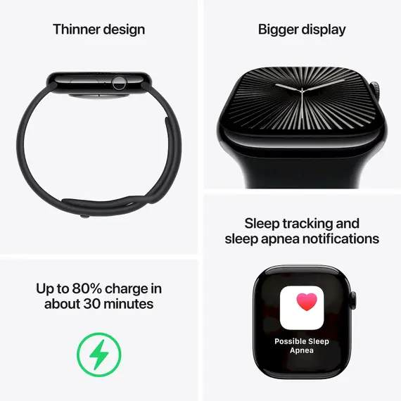 Ore e mençur Apple Watch S10 GPS 42mm ,Roze 3