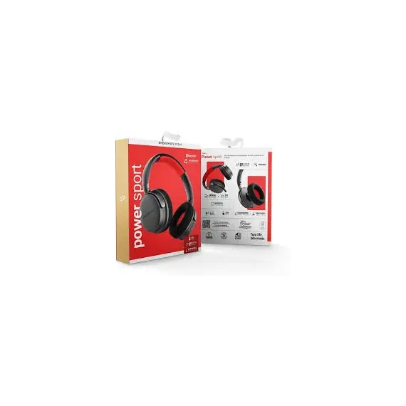 Kufje Energy Sistem Power Sport Graphite  M45868 Zeze ,Kuqe, 4 image