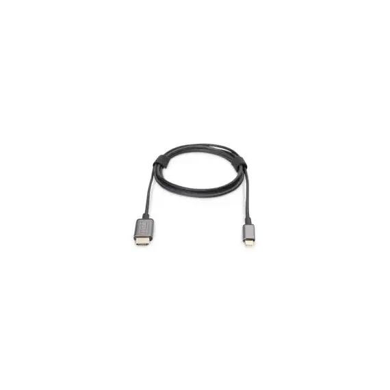 Kabëll Digitus  USB-C > HDMI (ST-ST) 1,8m 4K UHD 30Hz Black