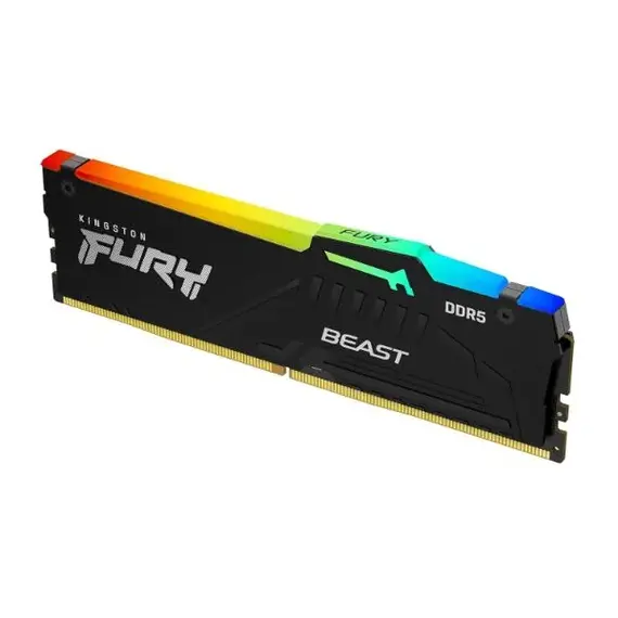 Ram për Kompjuter  Kingston 32GB 6000MT/s DDR5 CL30 DIMM FURY Beast RGB EXPO