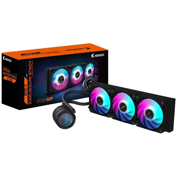 Ftohës Për Kompjuter PRO K Cooler GIGABYTE AORUS WATERFORCE II 360 AIO
Liquid CPU Cooler,Zezë