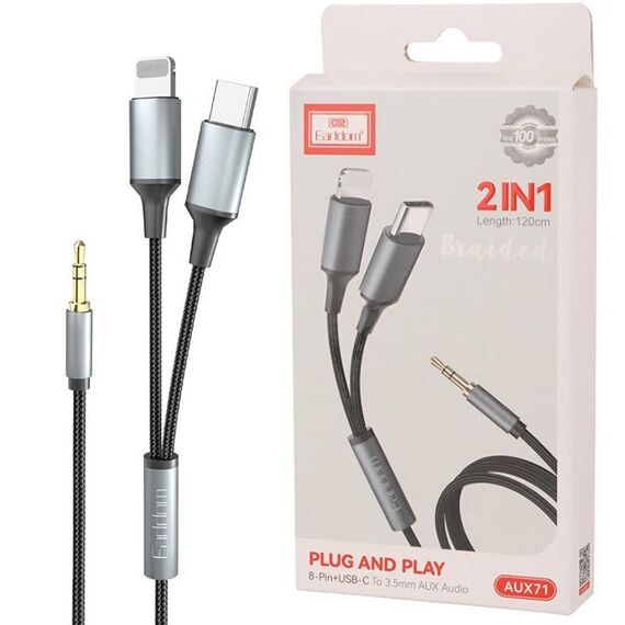 Kabell Earldom USB-C 3.5M AuxAudio  AUX71, 2 image