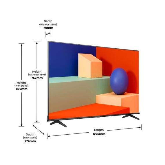 Televizor Hisense 58" 58A6K LED 4K UHD Smart Tv, 7 image