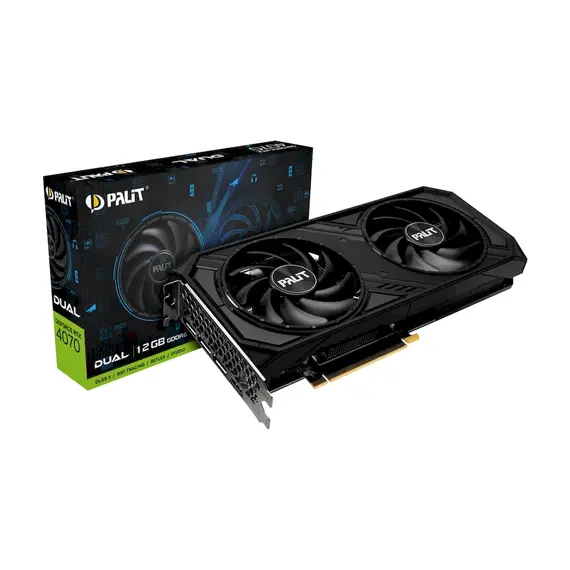 Kartelë Grafike Palit GeForce RTX 4070 Dual 12GB GDDR6