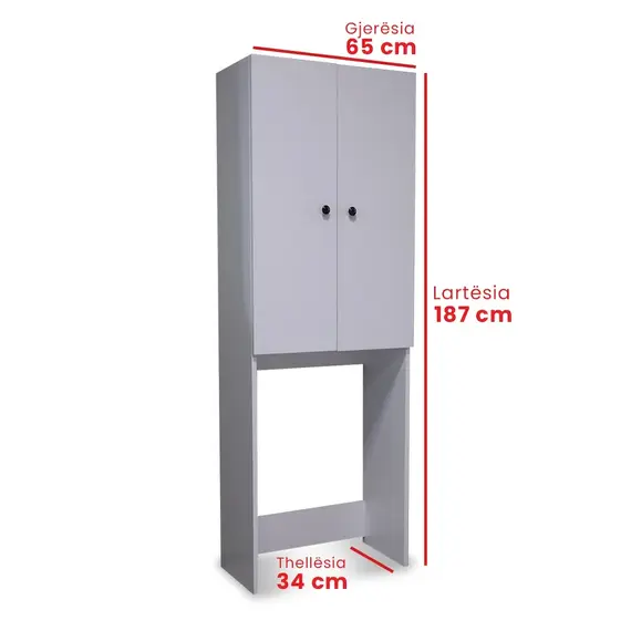 Komode per lavatriçe Trix-2D, bardhe, 3 image