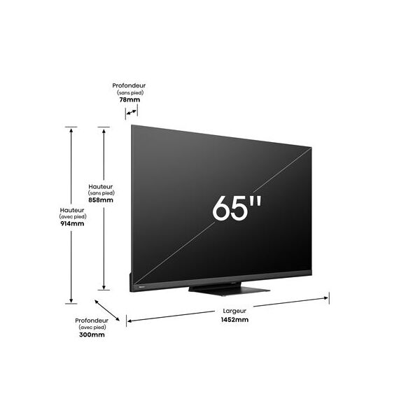 Televizor Hisense 65"65U8KQ ULED 4K UHD Smart TV, 9 image