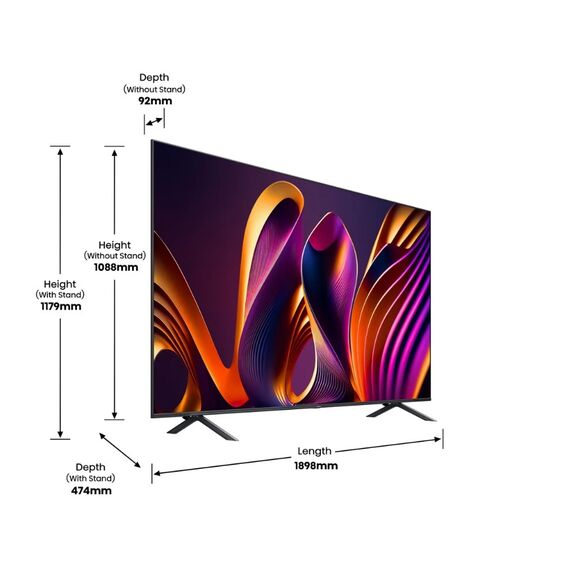 Televizor Hisense 85'' 85A6K LED 4K UHD Smart TV, 5 image