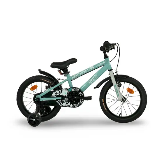Biçikletë për fëmijë 16" Kids Bike JoyRide Gjelbër